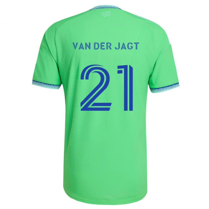 Danxen Herren Olivia Van Der Jagt #21 Grün Hellblau Heimtrikot Trikot 2026/27 T-Shirt Österreich