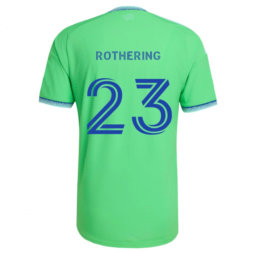 Danxen Herren Holly Rothering #23 Grün Hellblau Heimtrikot Trikot 2026/27 T-Shirt Österreich