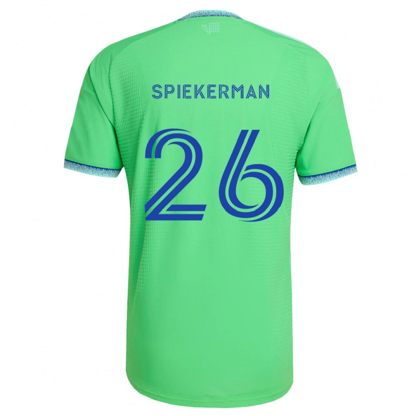 Danxen Herren Stephanie Spiekerman #26 Grün Hellblau Heimtrikot Trikot 2026/27 T-Shirt Österreich