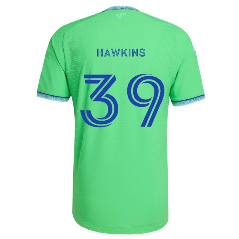 Danxen Herren Stuart Hawkins #39 Grün Hellblau Heimtrikot Trikot 2026/27 T-Shirt Österreich