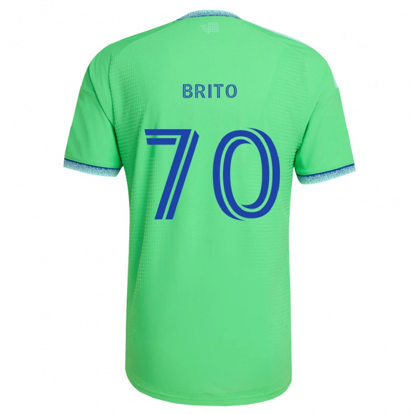 Danxen Herren Kelvin-Luis Brito #70 Grün Hellblau Heimtrikot Trikot 2026/27 T-Shirt Österreich
