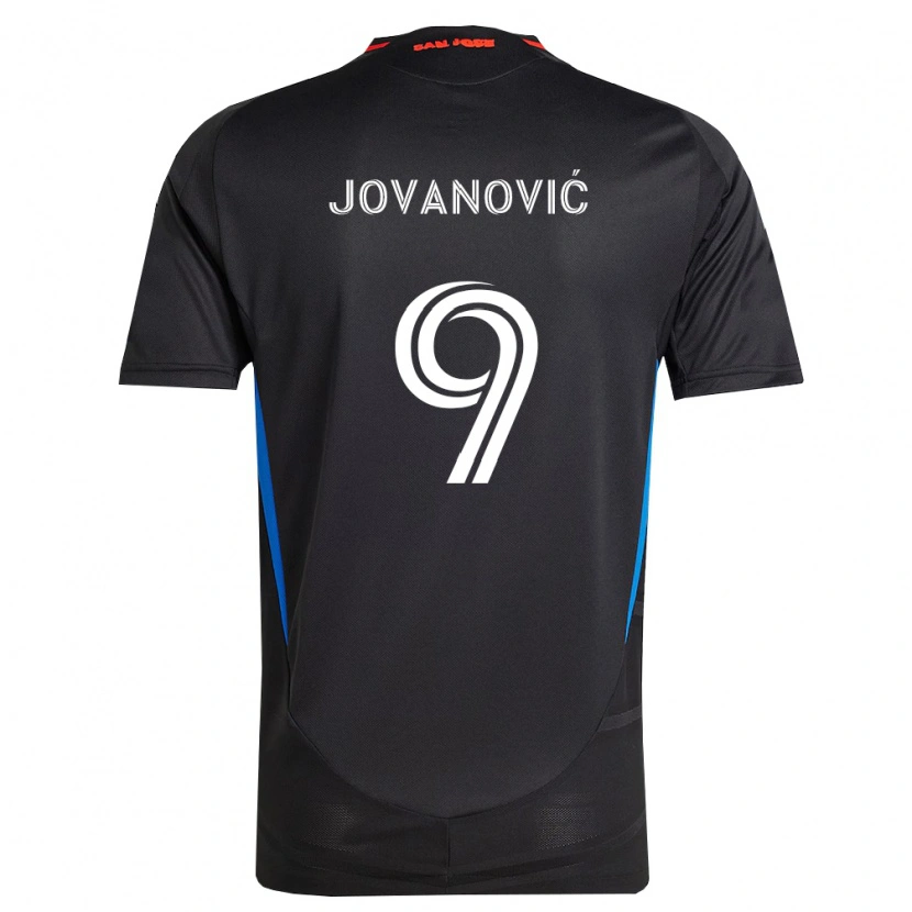 Danxen Herren Luka Jovanović #9 Blau Weiß Schwarz Heimtrikot Trikot 2026/27 T-Shirt Österreich