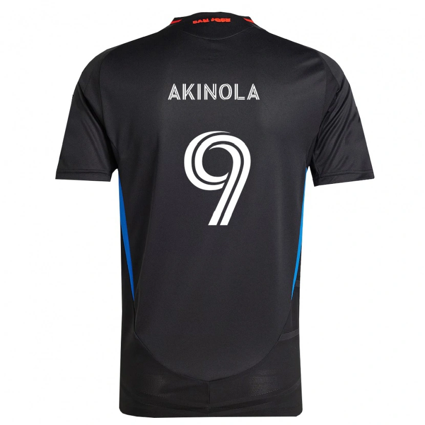 Danxen Herren Ayo Akinola #9 Blau Weiß Schwarz Heimtrikot Trikot 2026/27 T-Shirt Österreich
