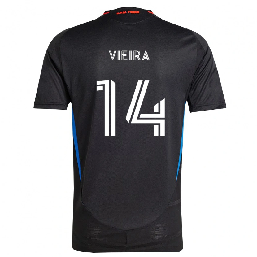Danxen Herren Ronaldo Vieira #14 Blau Weiß Schwarz Heimtrikot Trikot 2026/27 T-Shirt Österreich
