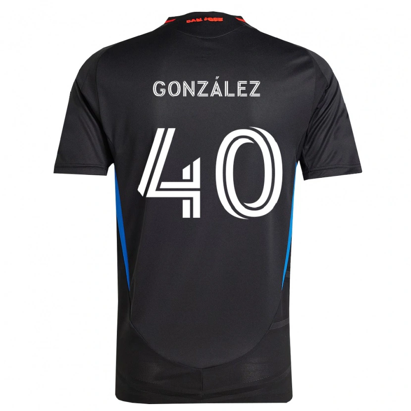 Danxen Herren Jonathan González #40 Blau Weiß Schwarz Heimtrikot Trikot 2026/27 T-Shirt Österreich