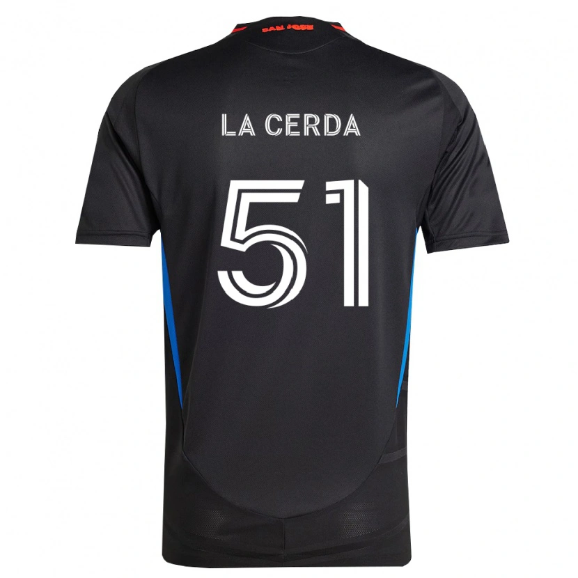 Danxen Herren Eric De La Cerda #51 Blau Weiß Schwarz Heimtrikot Trikot 2026/27 T-Shirt Österreich