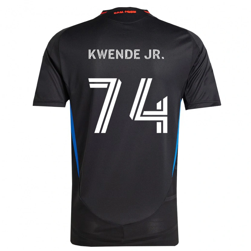 Danxen Herren Martin Kwende Jr. #74 Blau Weiß Schwarz Heimtrikot Trikot 2026/27 T-Shirt Österreich