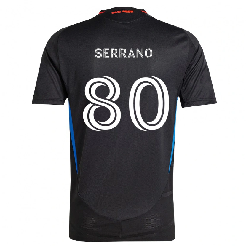 Danxen Herren David Serrano #80 Blau Weiß Schwarz Heimtrikot Trikot 2026/27 T-Shirt Österreich