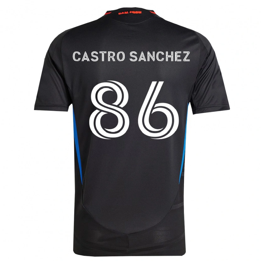 Danxen Herren Andy Castro Sanchez #86 Blau Weiß Schwarz Heimtrikot Trikot 2026/27 T-Shirt Österreich