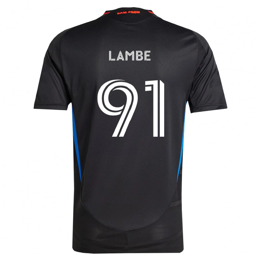 Danxen Herren Connor Lambe #91 Blau Weiß Schwarz Heimtrikot Trikot 2026/27 T-Shirt Österreich