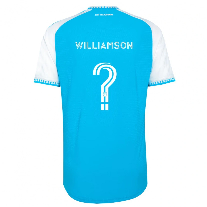 Danxen Herren Eryk Williamson #0 Himmelblau Weiß Schwarz Heimtrikot Trikot 2026/27 T-Shirt Österreich