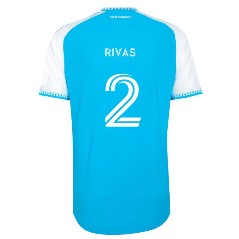 Danxen Herren Leandro Rivas #2 Himmelblau Weiß Schwarz Heimtrikot Trikot 2026/27 T-Shirt Österreich