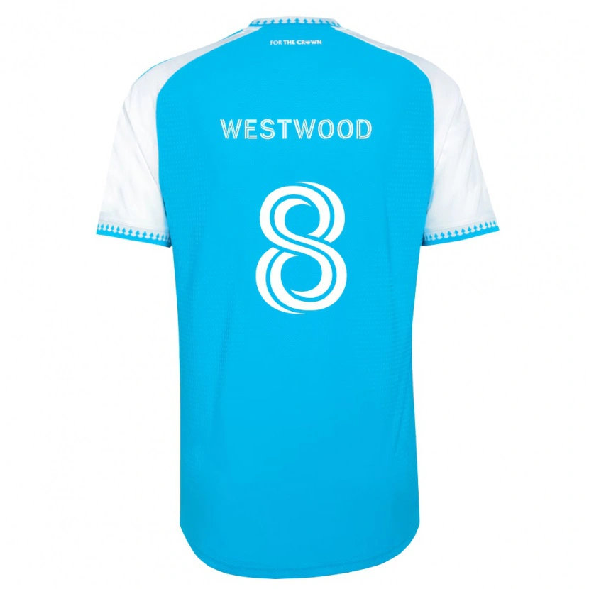 Danxen Herren Ashley Westwood #8 Himmelblau Weiß Schwarz Heimtrikot Trikot 2026/27 T-Shirt Österreich