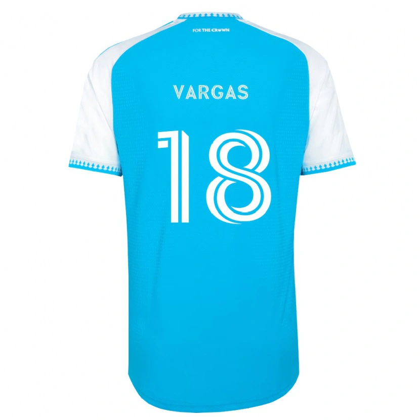 Danxen Herren Kerwin Vargas #18 Himmelblau Weiß Schwarz Heimtrikot Trikot 2026/27 T-Shirt Österreich