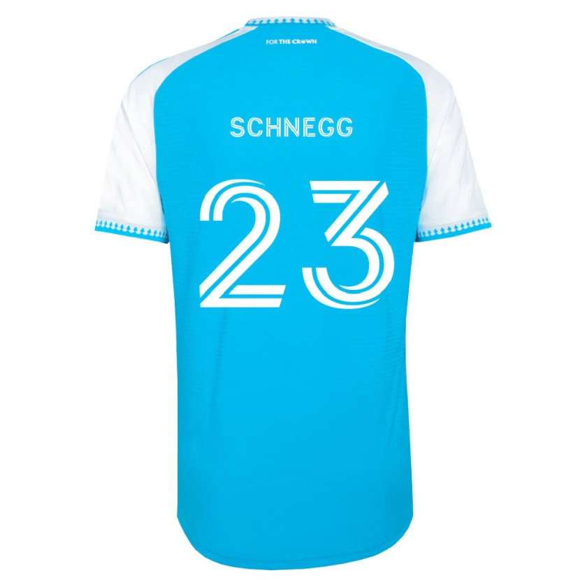 Danxen Herren David Schnegg #23 Himmelblau Weiß Schwarz Heimtrikot Trikot 2026/27 T-Shirt Österreich
