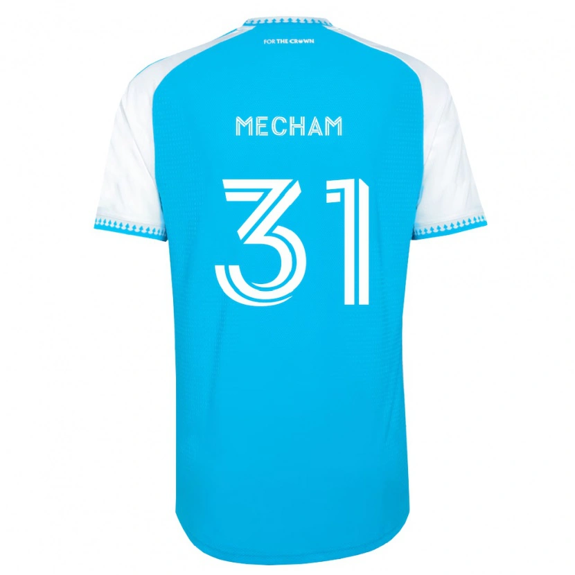Danxen Herren Jake Mecham #31 Himmelblau Weiß Schwarz Heimtrikot Trikot 2026/27 T-Shirt Österreich