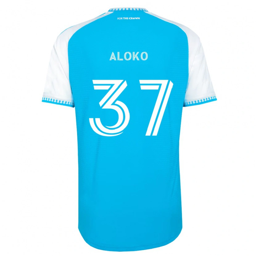 Danxen Herren Rodolfo Aloko #37 Himmelblau Weiß Schwarz Heimtrikot Trikot 2026/27 T-Shirt Österreich