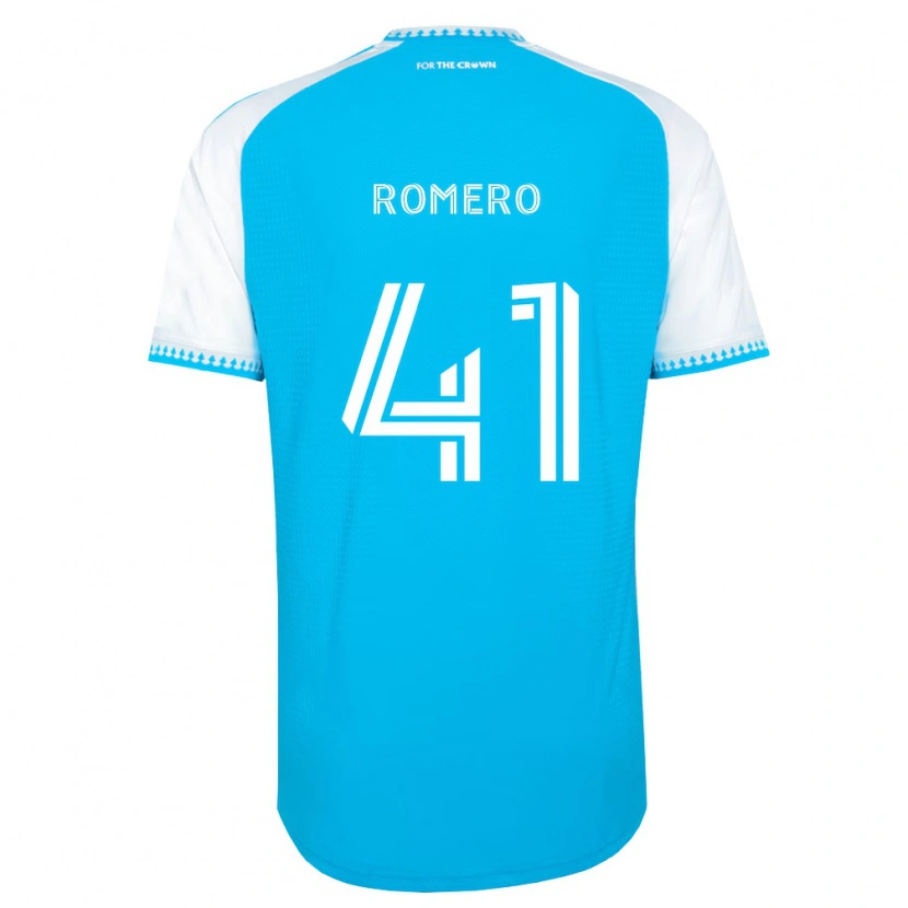 Danxen Herren Brian Romero #41 Himmelblau Weiß Schwarz Heimtrikot Trikot 2026/27 T-Shirt Österreich