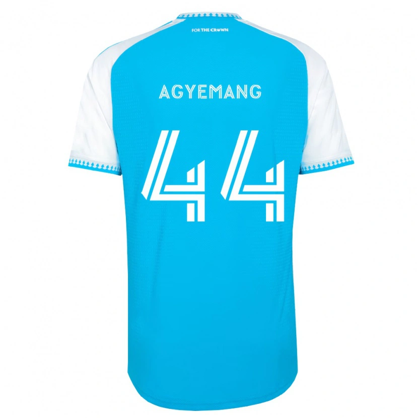 Danxen Herren Morrison Agyemang #44 Himmelblau Weiß Schwarz Heimtrikot Trikot 2026/27 T-Shirt Österreich