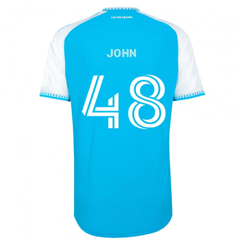 Danxen Herren Aron John #48 Himmelblau Weiß Schwarz Heimtrikot Trikot 2026/27 T-Shirt Österreich