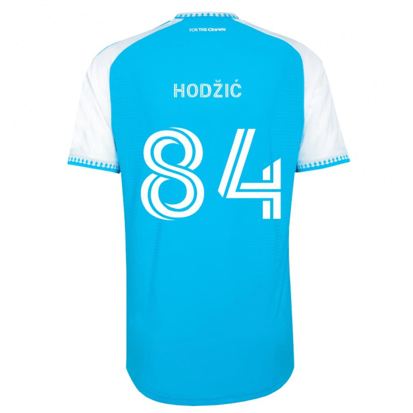 Danxen Herren Amil Hodžić #84 Himmelblau Weiß Schwarz Heimtrikot Trikot 2026/27 T-Shirt Österreich
