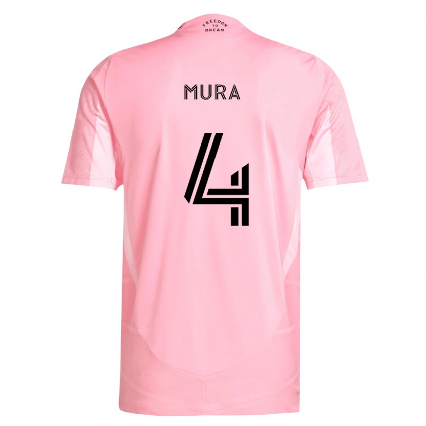 Danxen Herren Facundo Mura #4 Pink Schwarz Heimtrikot Trikot 2026/27 T-Shirt Österreich