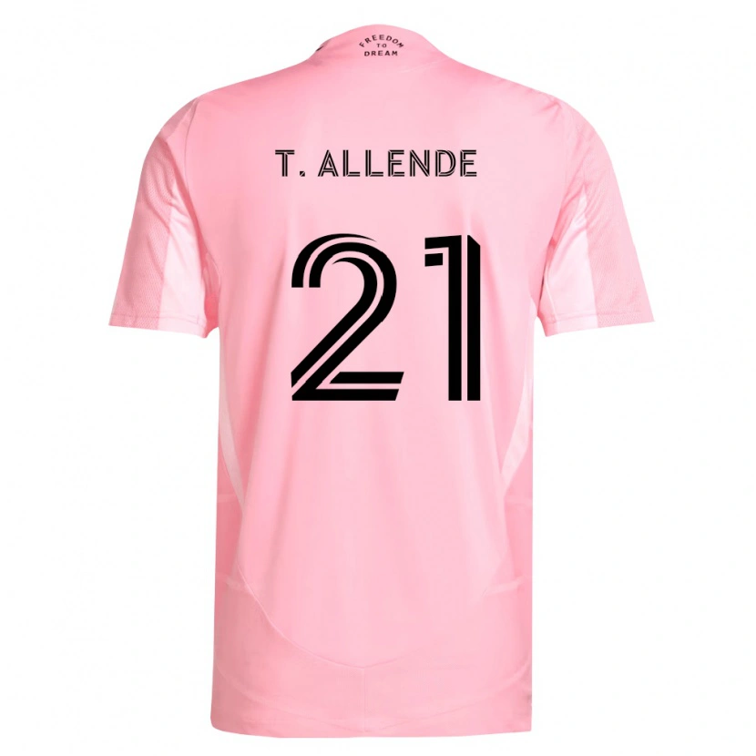 Danxen Herren Tadeo Allende #21 Pink Schwarz Heimtrikot Trikot 2026/27 T-Shirt Österreich