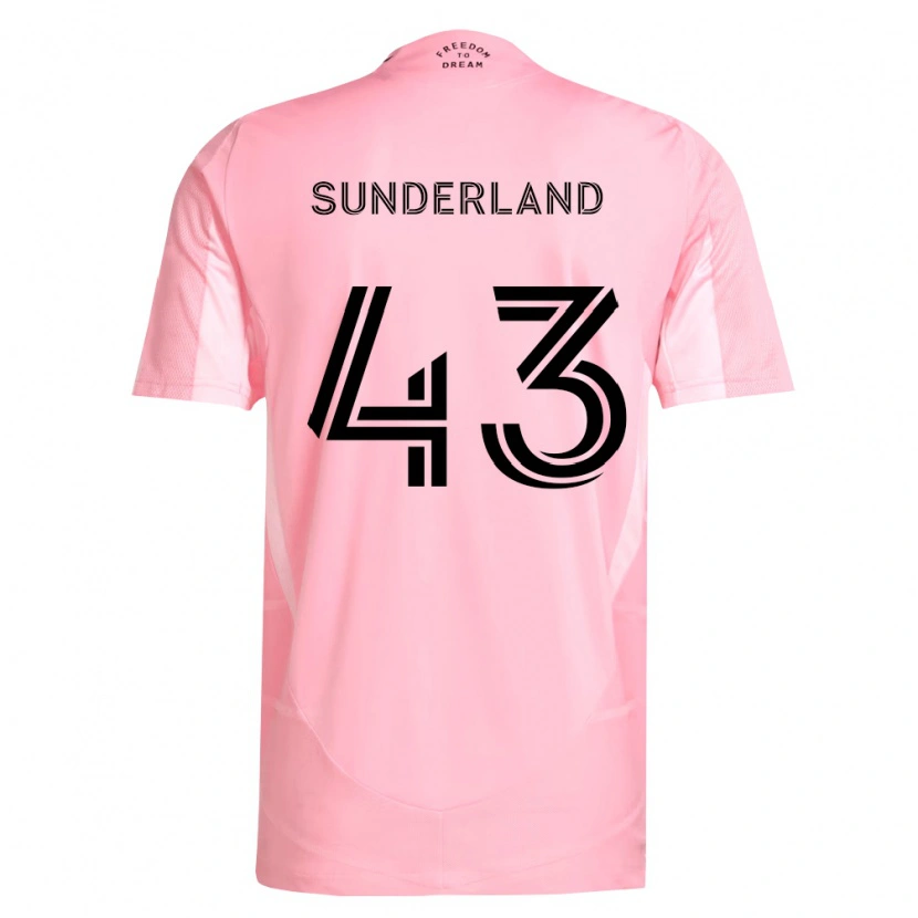 Danxen Herren Lawson Sunderland #43 Pink Schwarz Heimtrikot Trikot 2026/27 T-Shirt Österreich