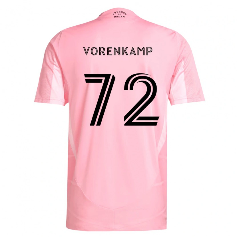 Danxen Herren Theo Vorenkamp #72 Pink Schwarz Heimtrikot Trikot 2026/27 T-Shirt Österreich