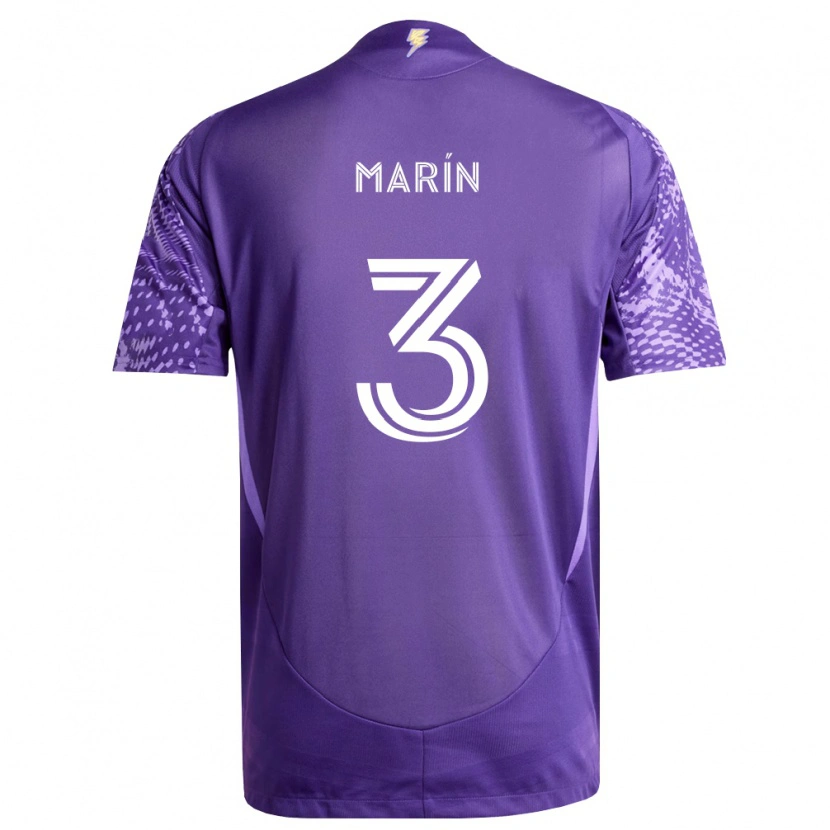 Danxen Herren Adrián Marín #3 Violett Weiß Heimtrikot Trikot 2026/27 T-Shirt Österreich
