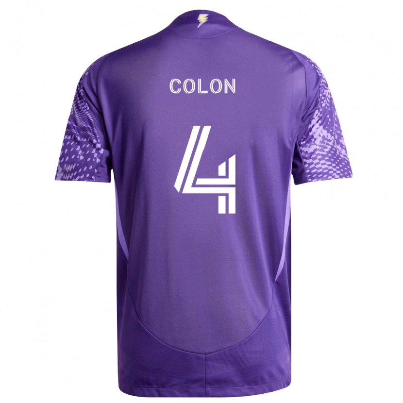 Danxen Herren Xzavier Colon #4 Violett Weiß Heimtrikot Trikot 2026/27 T-Shirt Österreich