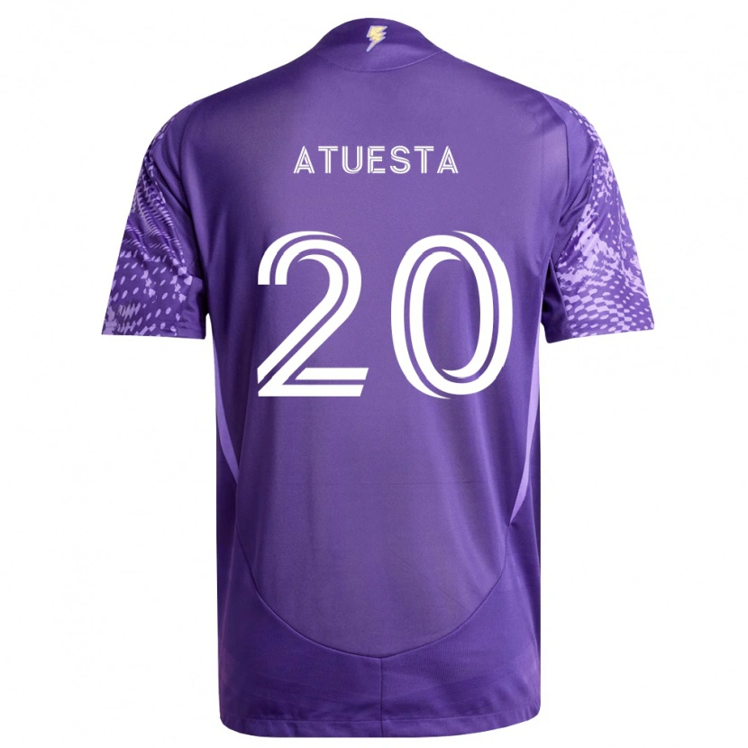 Danxen Herren Eduard Atuesta #20 Violett Weiß Heimtrikot Trikot 2026/27 T-Shirt Österreich