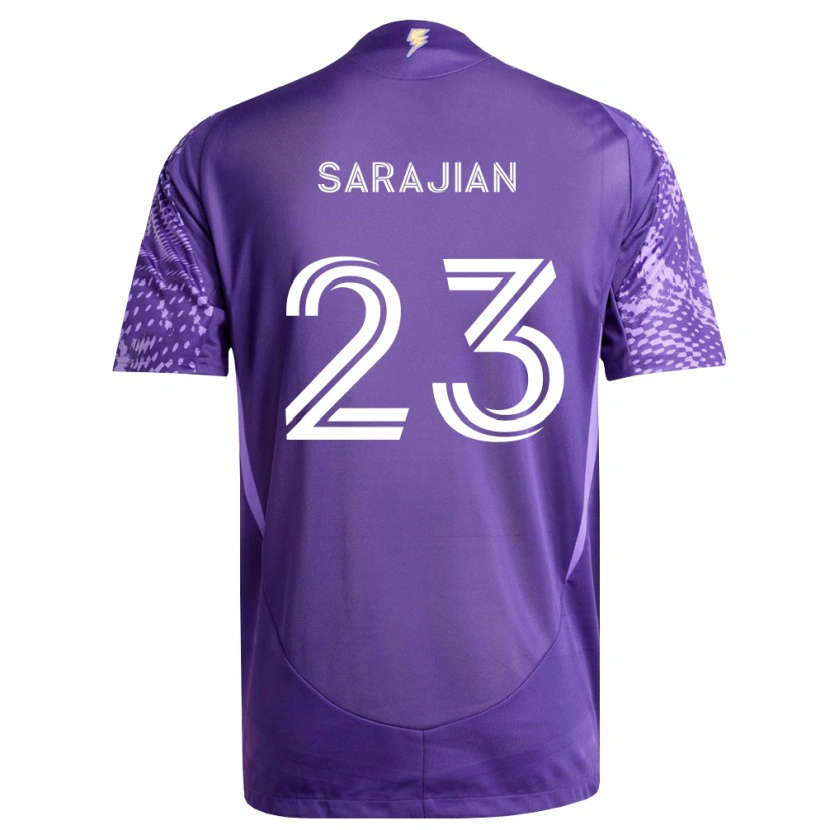 Danxen Herren Harvey Sarajian #23 Violett Weiß Heimtrikot Trikot 2026/27 T-Shirt Österreich