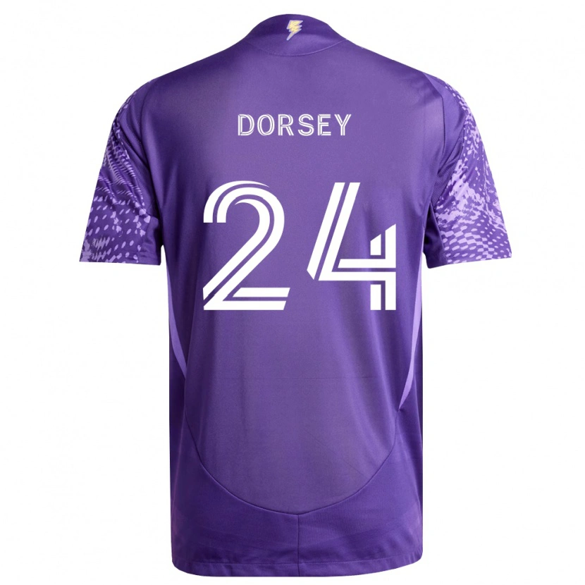 Danxen Herren Griffin Dorsey #24 Violett Weiß Heimtrikot Trikot 2026/27 T-Shirt Österreich