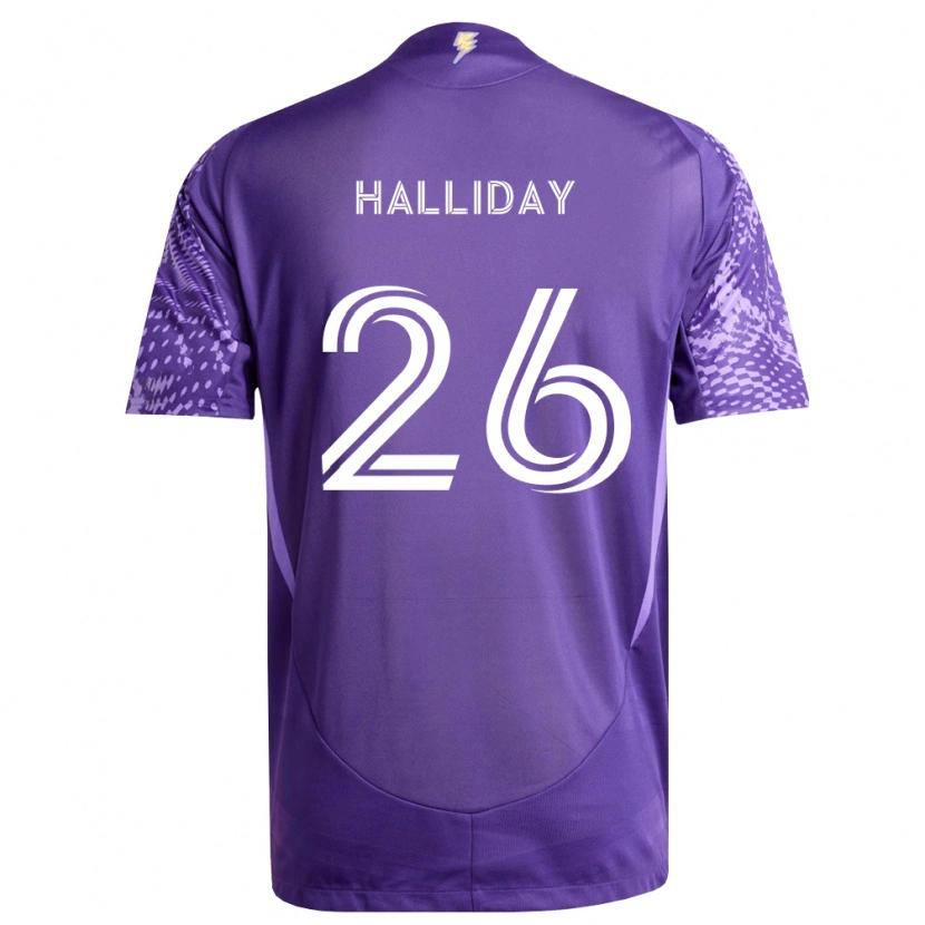 Danxen Herren Michael Halliday #26 Violett Weiß Heimtrikot Trikot 2026/27 T-Shirt Österreich