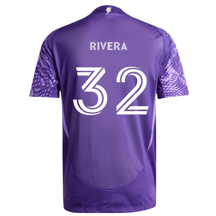 Danxen Herren Wilfredo Rivera #32 Violett Weiß Heimtrikot Trikot 2026/27 T-Shirt Österreich