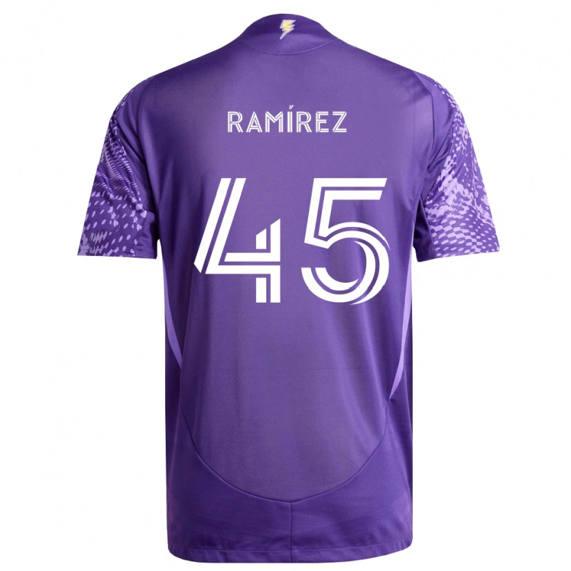 Danxen Herren Jacob Ramírez #45 Violett Weiß Heimtrikot Trikot 2026/27 T-Shirt Österreich