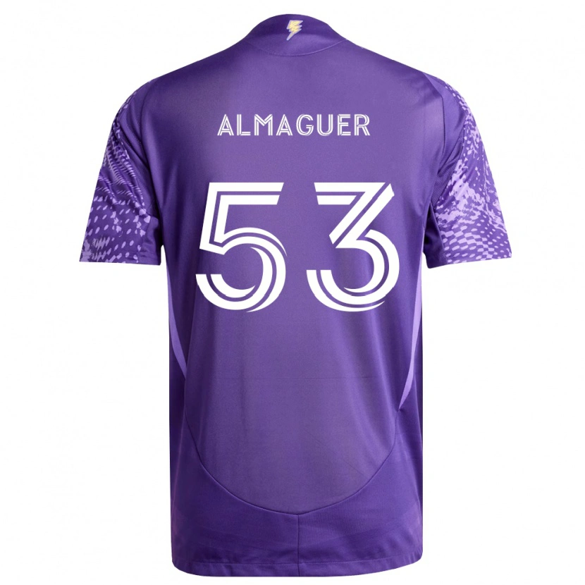 Danxen Herren Jorge Almaguer #53 Violett Weiß Heimtrikot Trikot 2026/27 T-Shirt Österreich