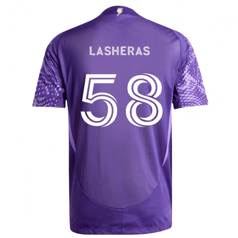 Danxen Herren Nicolas Lasheras #58 Violett Weiß Heimtrikot Trikot 2026/27 T-Shirt Österreich