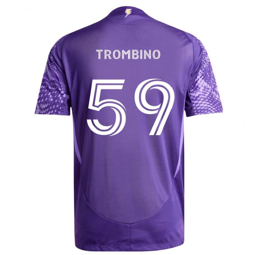 Danxen Herren Caleb Trombino #59 Violett Weiß Heimtrikot Trikot 2026/27 T-Shirt Österreich