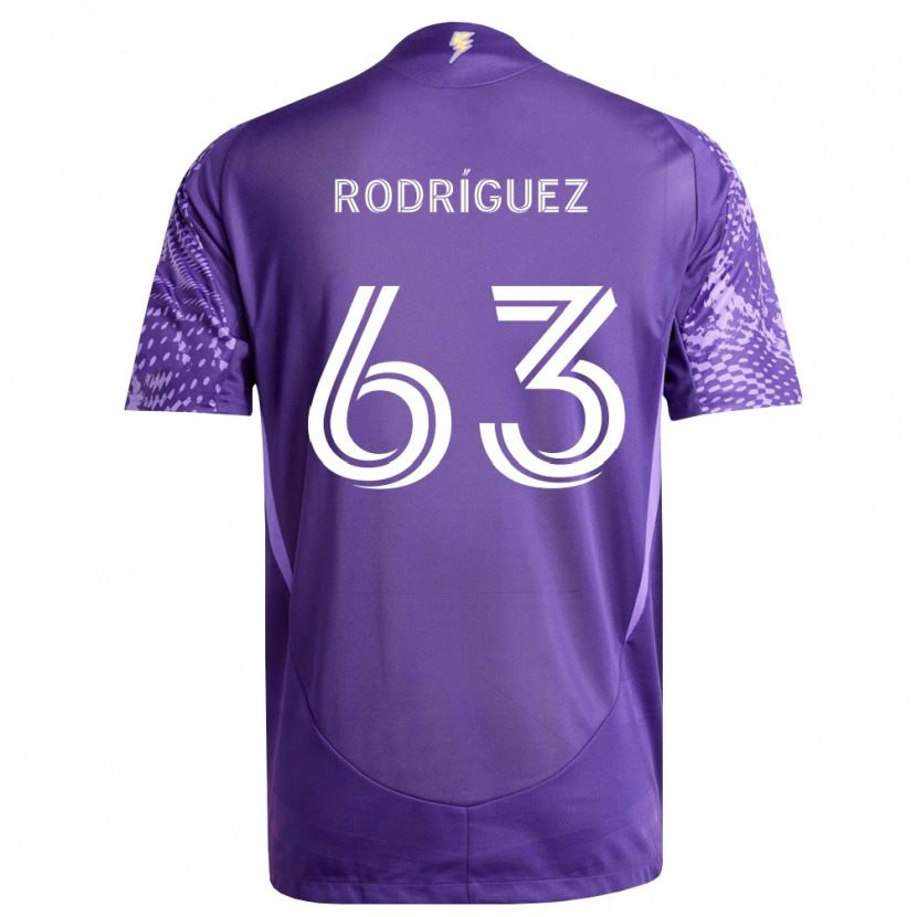 Danxen Herren Zinédine Rodríguez #63 Violett Weiß Heimtrikot Trikot 2026/27 T-Shirt Österreich