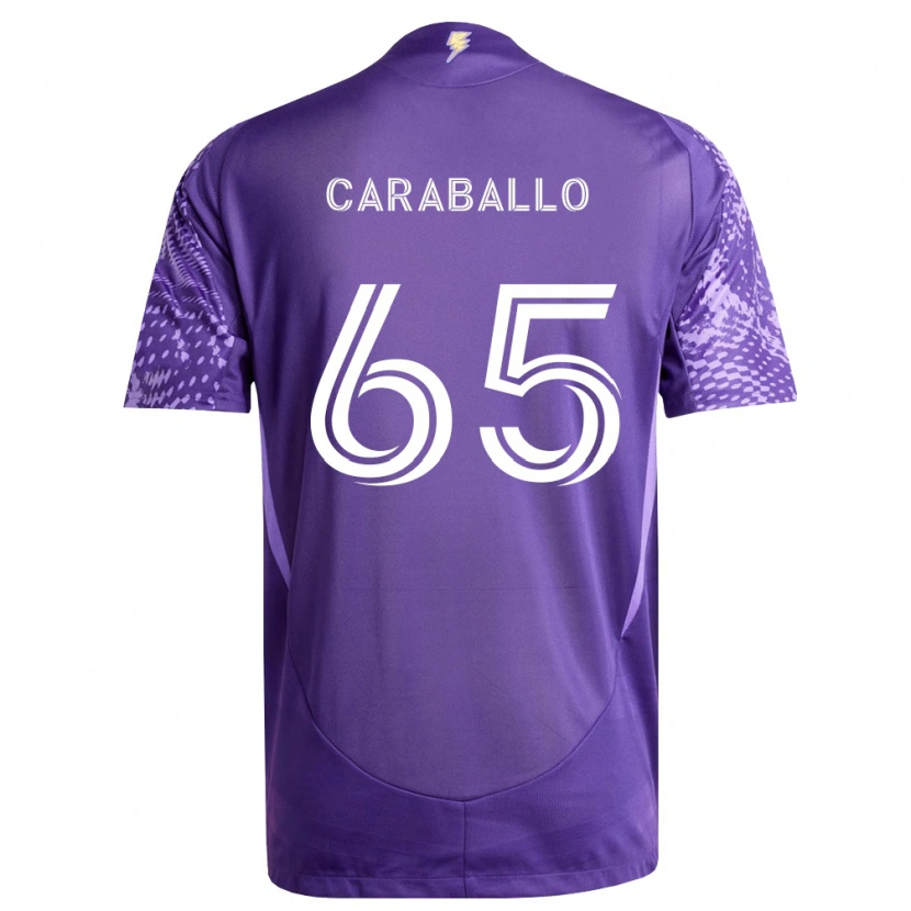 Danxen Herren Gustavo Caraballo #65 Violett Weiß Heimtrikot Trikot 2026/27 T-Shirt Österreich