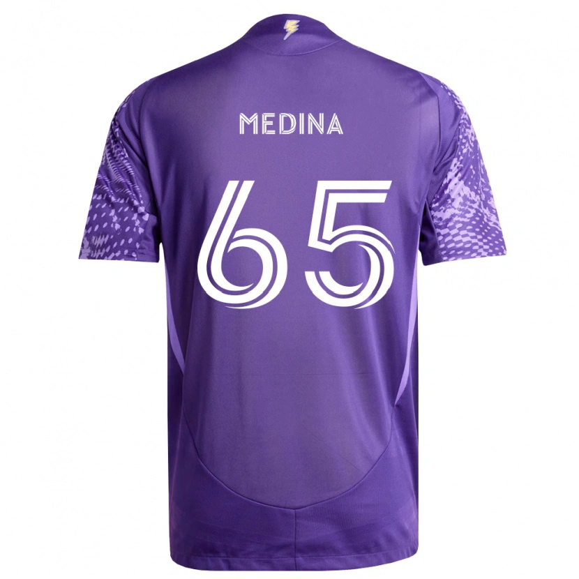 Danxen Herren Cristian Medina #65 Violett Weiß Heimtrikot Trikot 2026/27 T-Shirt Österreich