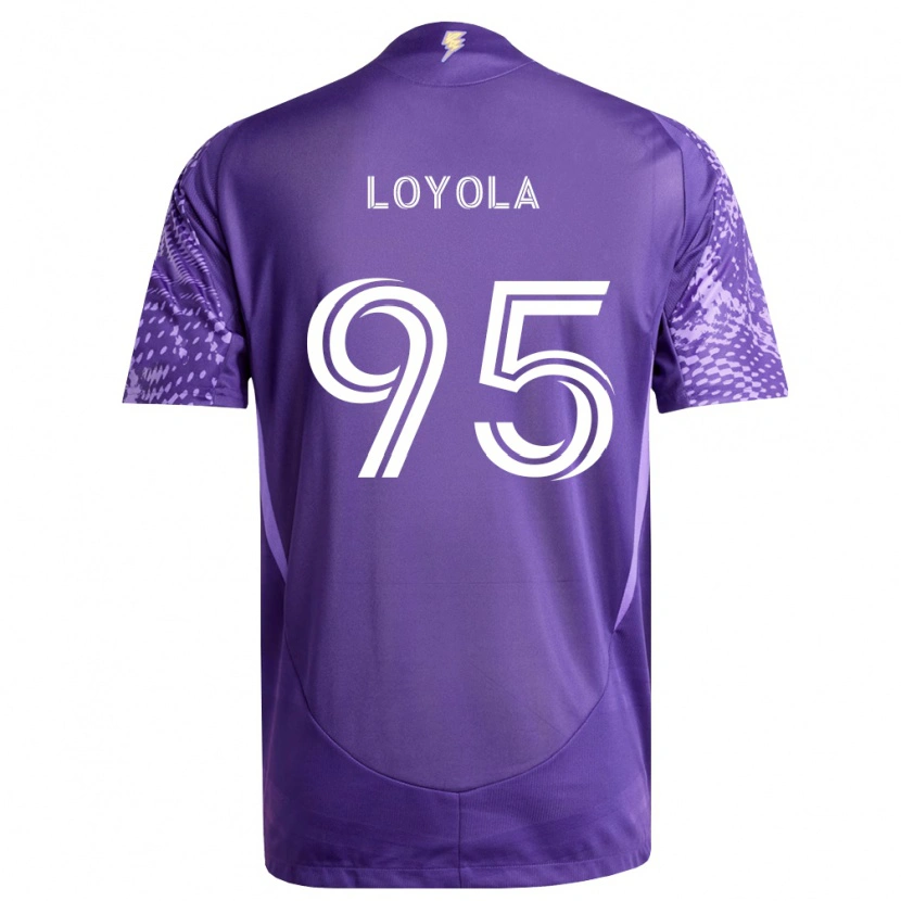 Danxen Herren Favian Loyola #95 Violett Weiß Heimtrikot Trikot 2026/27 T-Shirt Österreich
