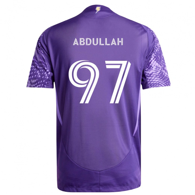 Danxen Herren Majed Abdullah #97 Violett Weiß Heimtrikot Trikot 2026/27 T-Shirt Österreich