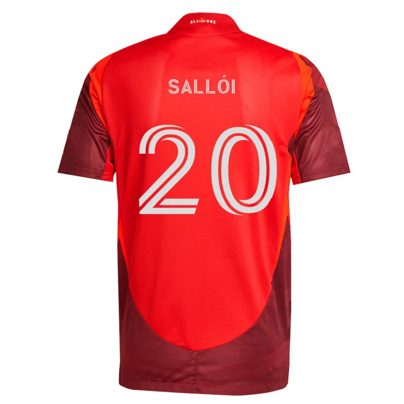 Danxen Herren Dániel Sallói #20 Burgund Rot Heimtrikot Trikot 2026/27 T-Shirt Österreich