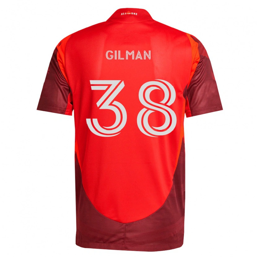 Danxen Herren Jackson Gilman #38 Burgund Rot Heimtrikot Trikot 2026/27 T-Shirt Österreich