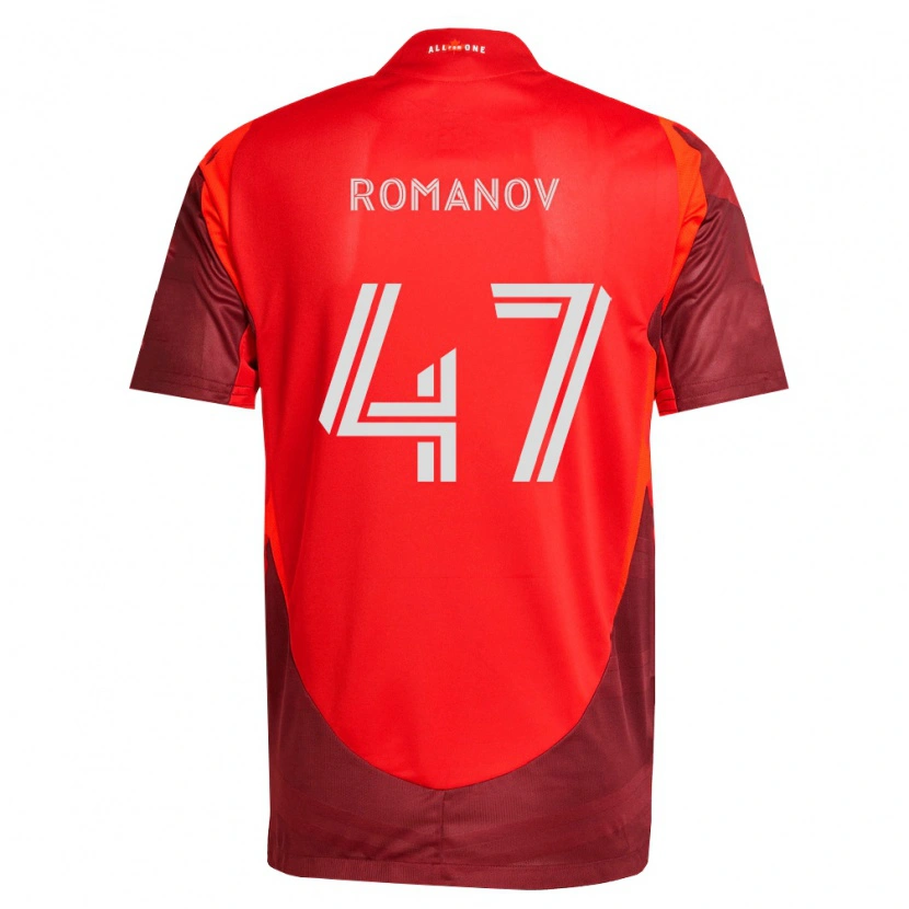 Danxen Herren Alexander Romanov #47 Burgund Rot Heimtrikot Trikot 2026/27 T-Shirt Österreich