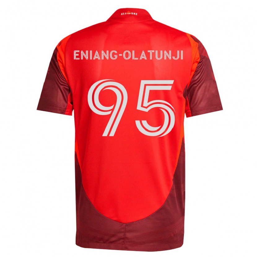 Danxen Herren Daniel Eniang-Olatunji #95 Burgund Rot Heimtrikot Trikot 2026/27 T-Shirt Österreich