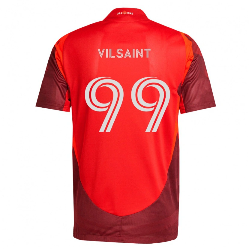 Danxen Herren Jules-Anthony Vilsaint #99 Burgund Rot Heimtrikot Trikot 2026/27 T-Shirt Österreich